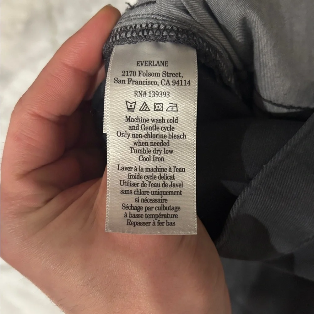 Everlane Men's Dark Gray Slim 5 pocket